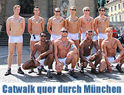 Die Luft über München wurde heiß: Stierblut Catwalk quer durch die Innenstadt der Isar Metropole (Foto: Martin Schmitz)